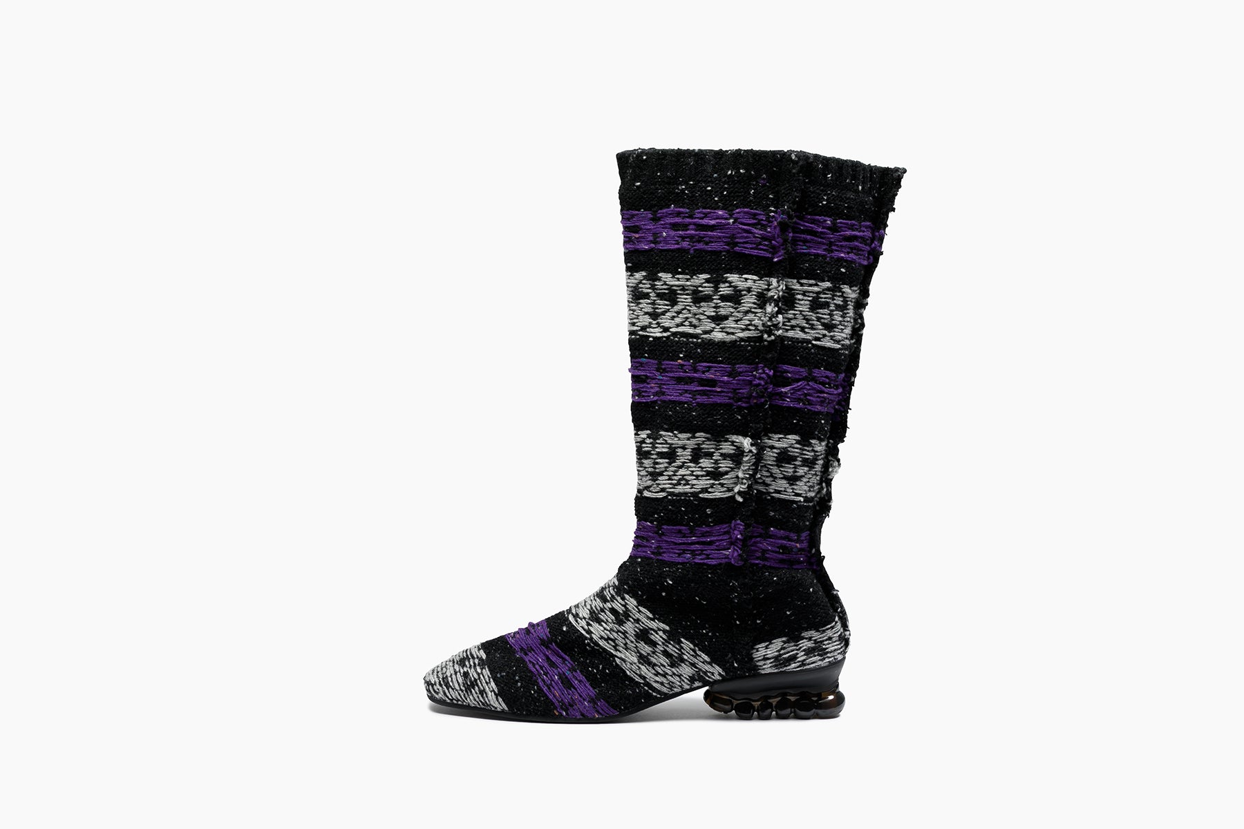 grounds BABY JEWELRY X MERYLL ROGGE	03 |  FAIRISLE SHORT / PURPLE