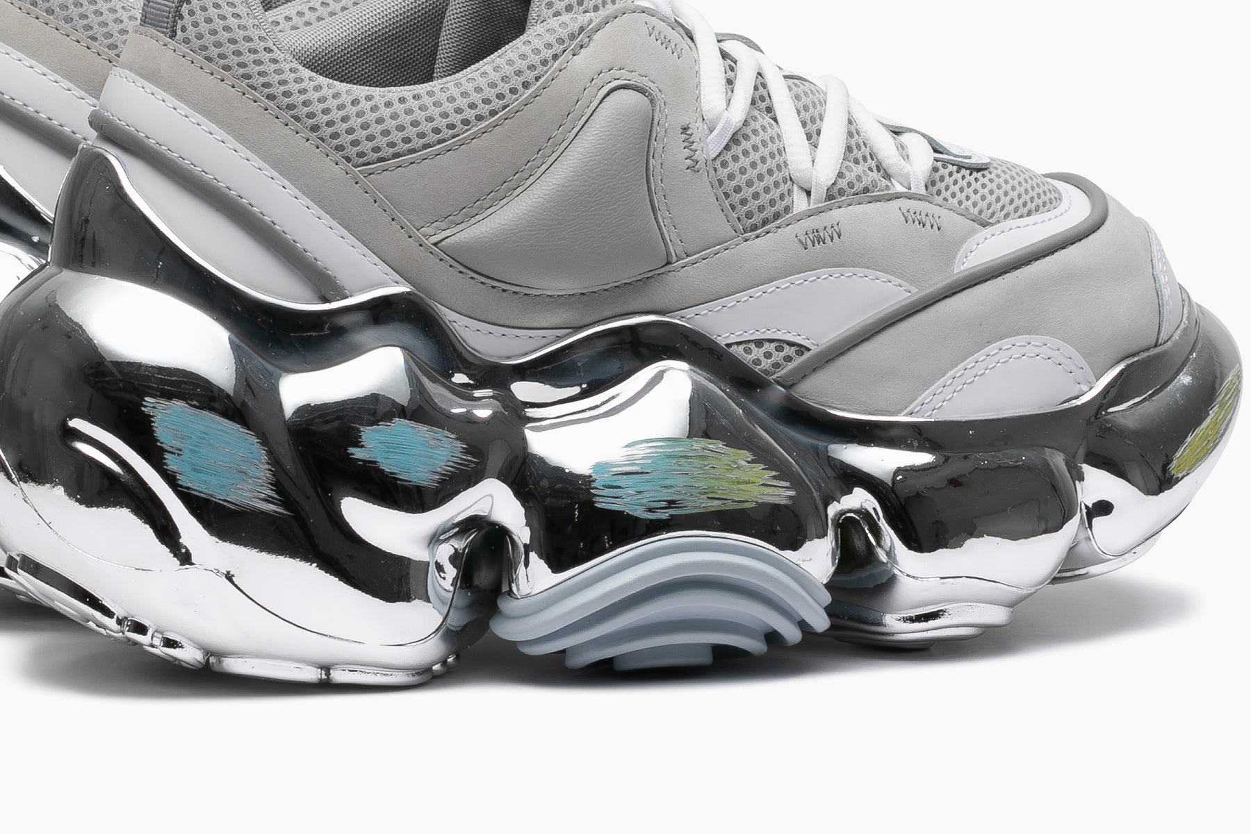 grounds MOOPIE JAWS CHROME SCRATCH GRAY / CHROME