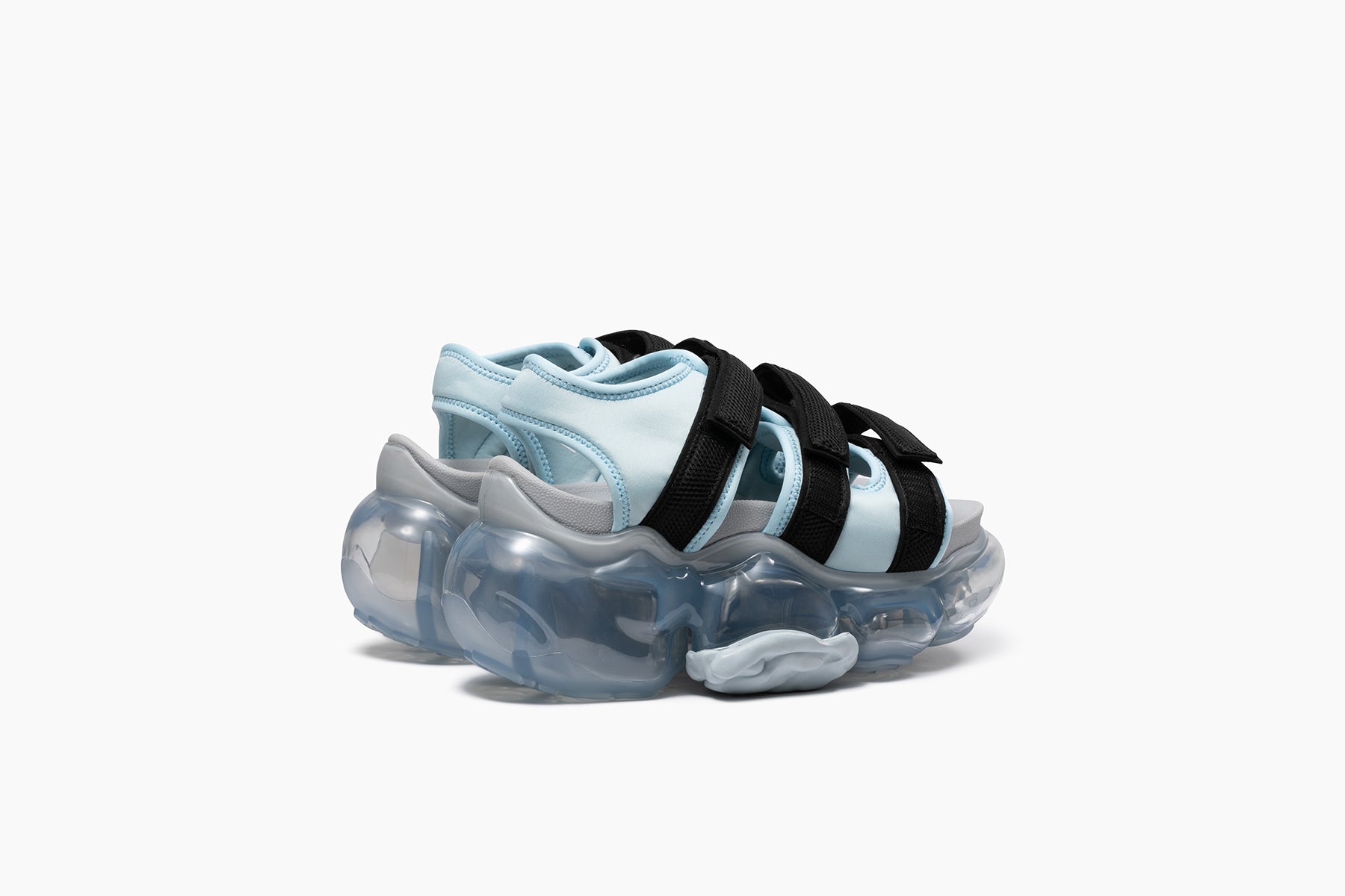 grounds MOOPIE CATERPILLAR SANDAL LIGHT BLUE BLACK / ICEGRAY