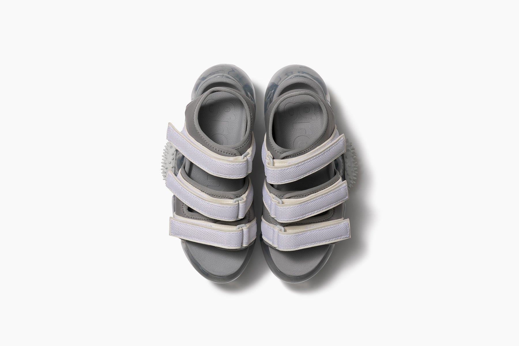 MOOPIE CATERPILLAR SANDAL WHITE / ICE GRAY