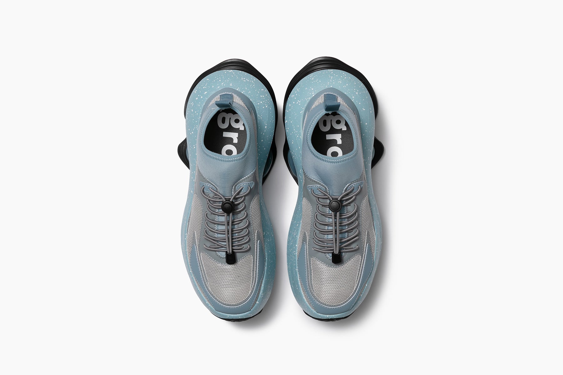 grounds JOG VISION FLUX PALACE　GRAY ASH  BLUE / GRAY  ASH BLUE WHITE SPLASH