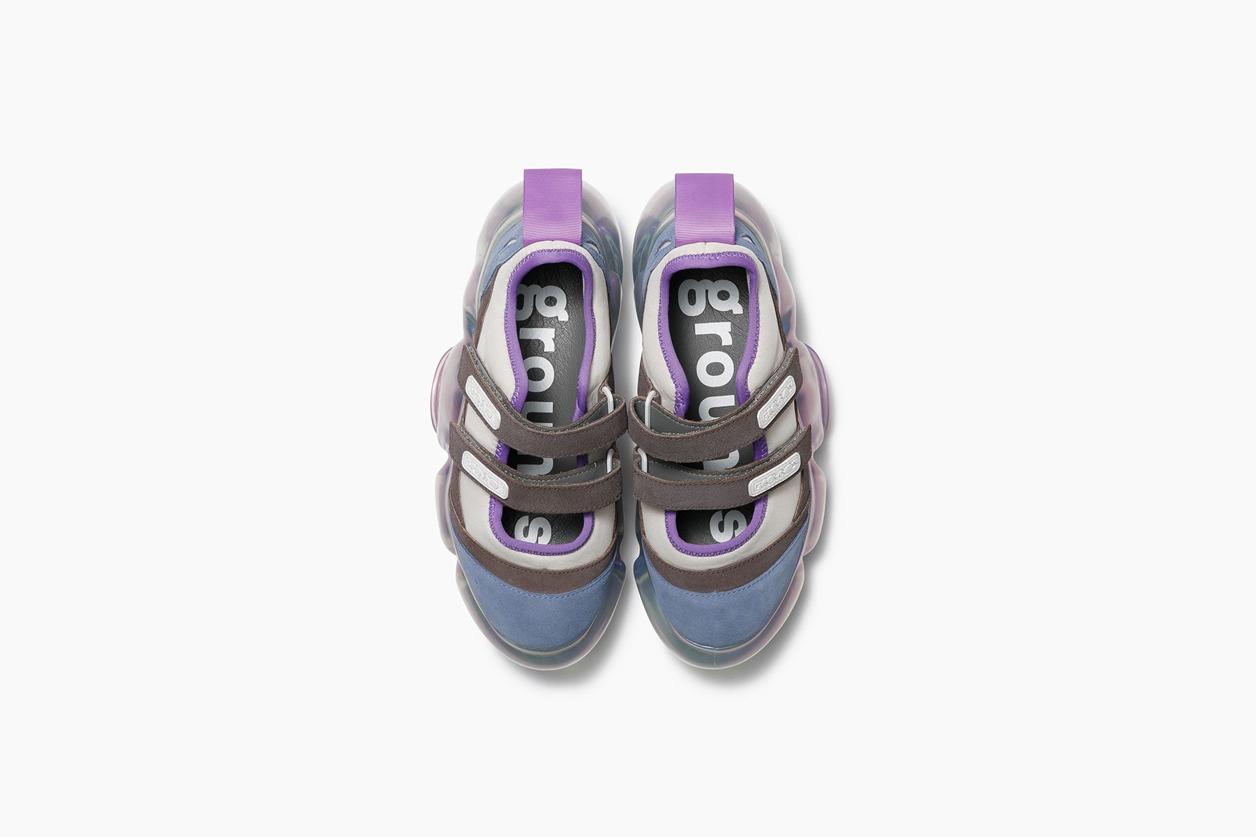 grounds MOOPIE MARY JANE DOUBLE LAKE LILAC / ICE GRAY AURORA
