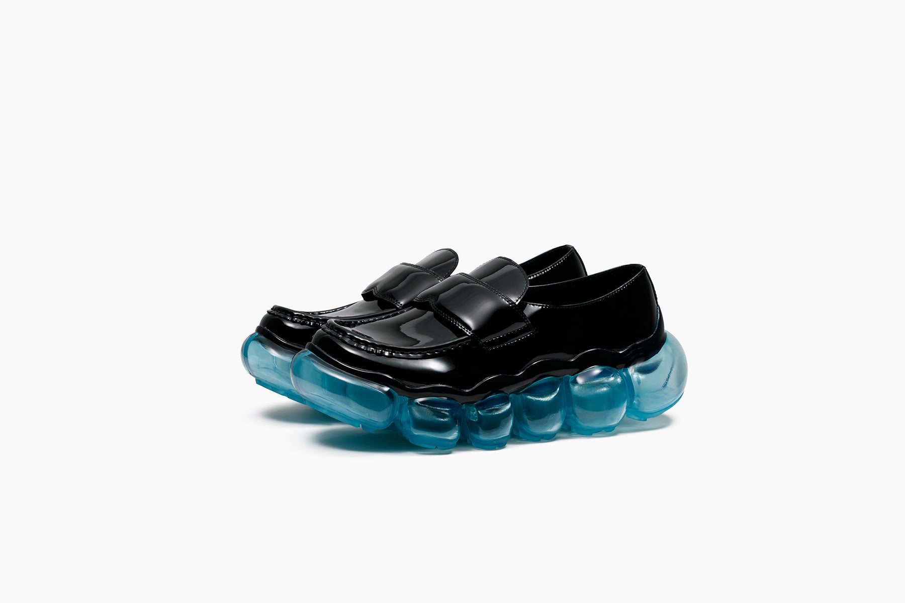 grounds JEWELRY LOAFER BLACK ENAMEL / SODA