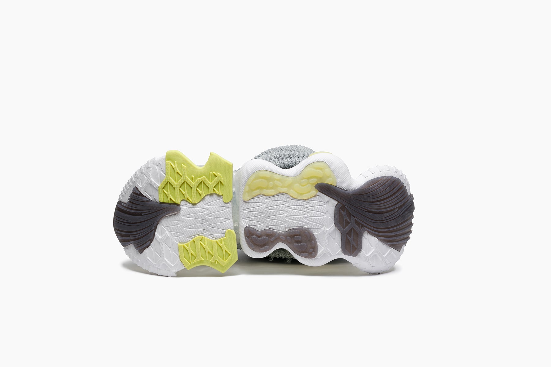 grounds SKYSCRAPER FALCON LOOSE SOCKS LIGHT GRAY / CLEAR