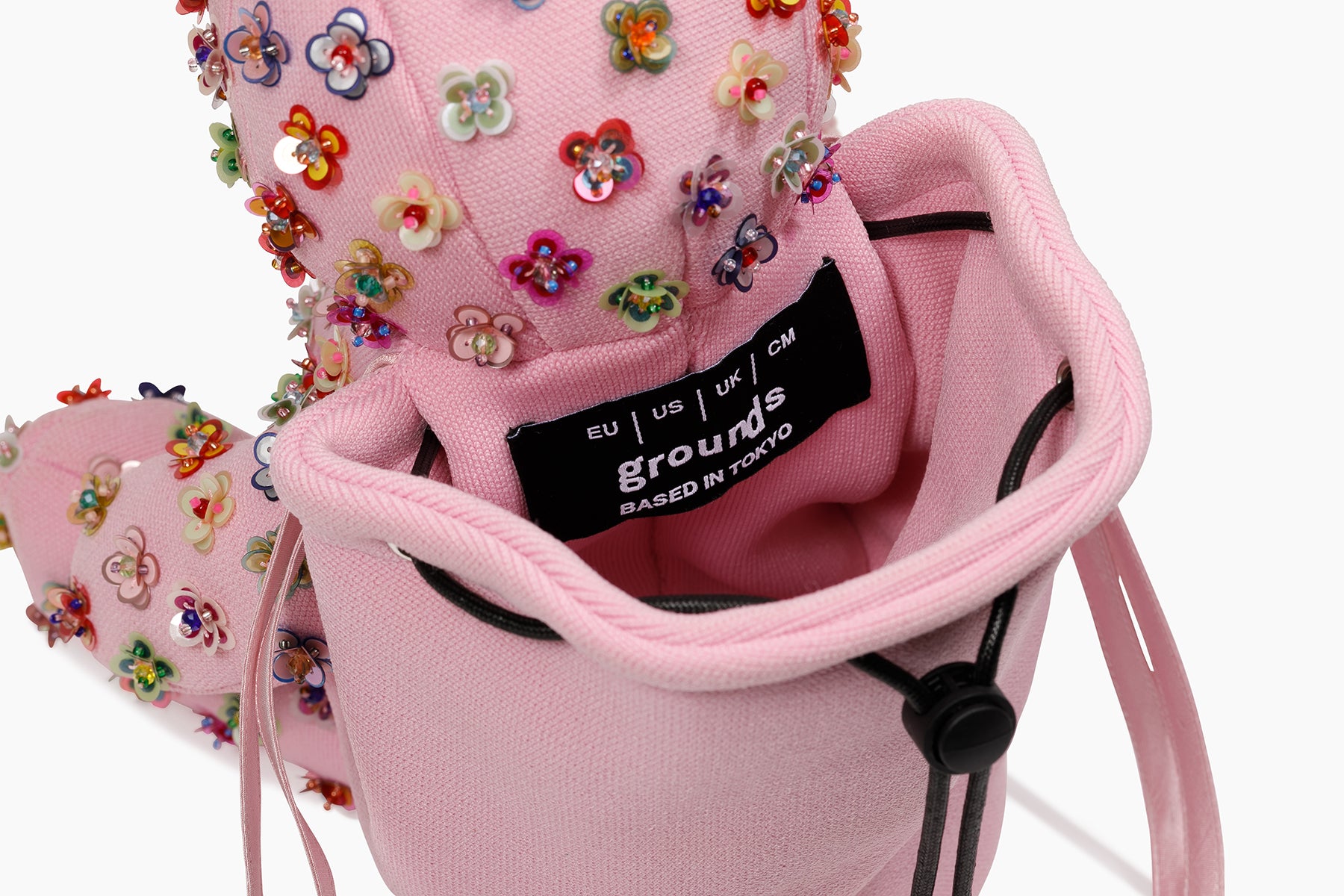 grounds BEAR BAG X HEAVEN TANUDIREDJA　09 | FLOWER BEAR BAG / PINK x MIX